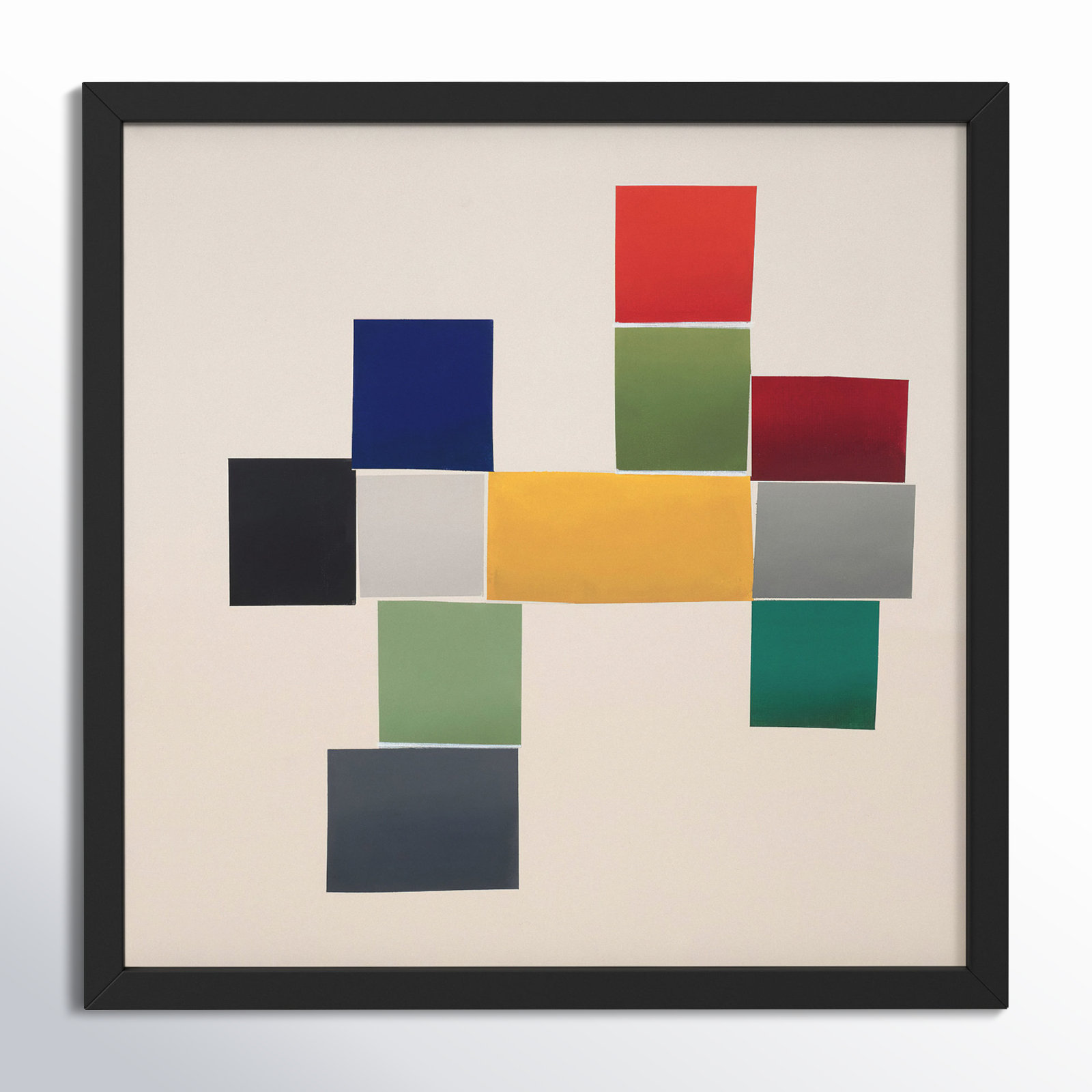 Jewels 1 by Lee Lessem, Black Framed, 16" W x 16" H