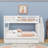  Dila Full Over Full Wood Bunk Bed With Drawers And Stairway-575090918