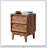 Vintage-style Mid Century Modern Nightstands with Bevel Design, MDF Construction, and Ample Storage for Bedroom-1773866783