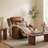 40" Wide 3-Motor Power Lift Recliner With Heat And Massage, Leather Upholstered Chair With Independent Head Back & Foot Adjustment-1927435707