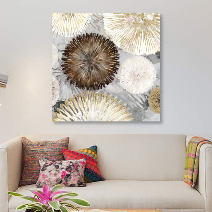 « julu i », reproduction sur toile, H 26 po x l 26 po x P 1,5 po