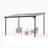 10 Ft. W X 12Ft. D  Powder Coated Steel Pergola With Canopy-125550384