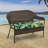 46" x 19" Contoured Outdoor Wicker Bench Cushion-1745644673