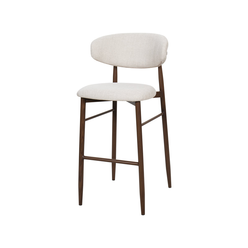 Maust Metal Bar Stools With Cushion (Set of 2)