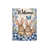 Blue/Beige/Black Welcome Bunnies and Eggs