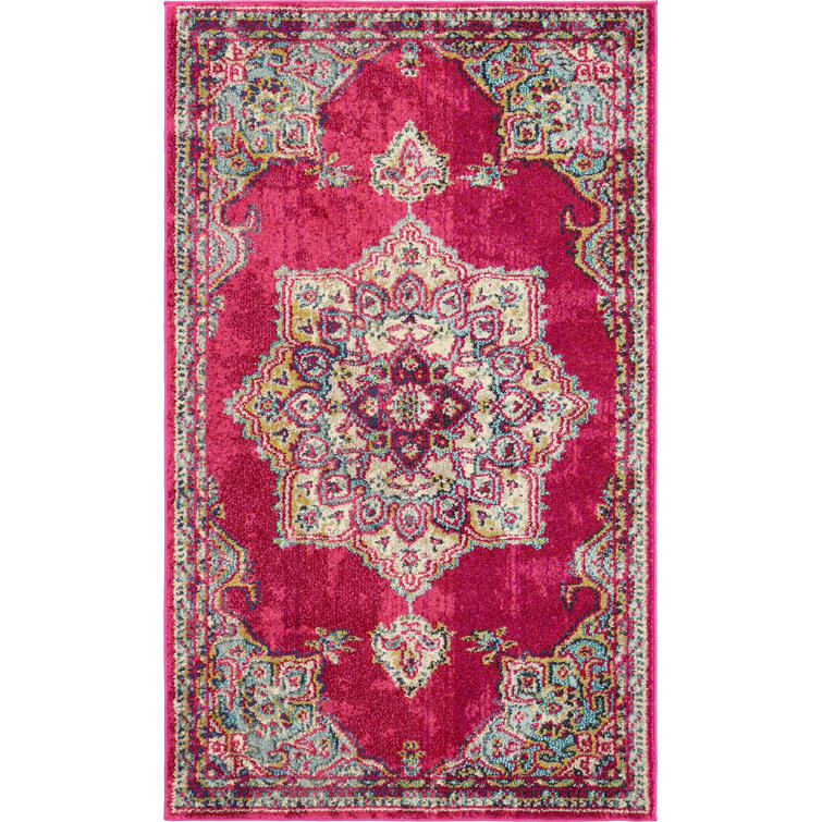 Tapis oriental rose Colfin