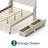 Solid Wood Bed