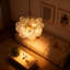 Lustre 6 lumières boule de verre