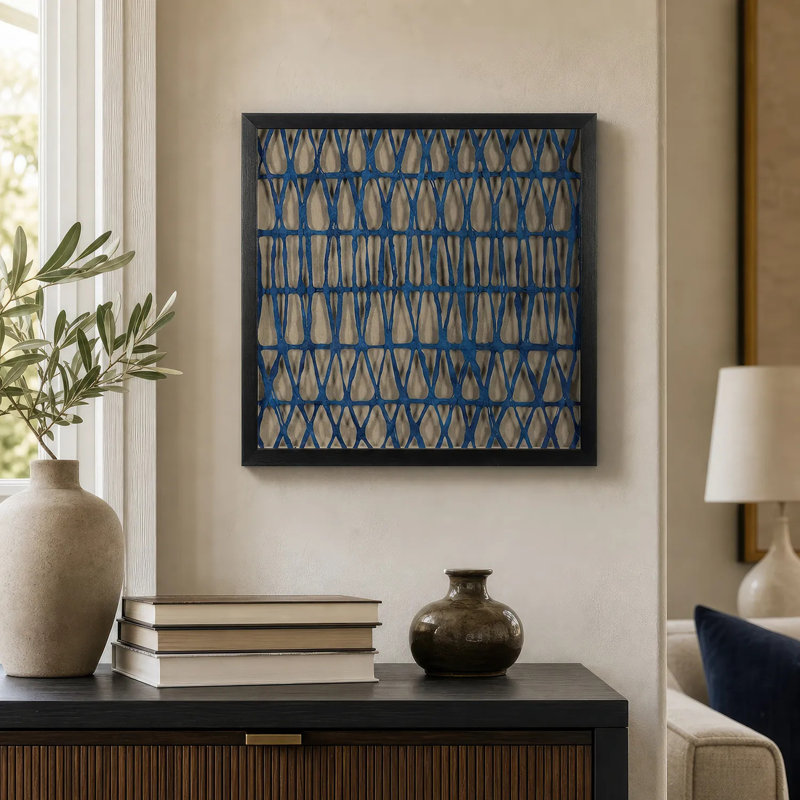 Handmade Abstract Wall Decor on Paper