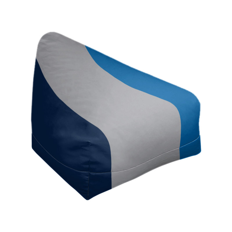 Sac de pois classique, H 30 po x l 27 po x P 27 po, Bleu marine / argent plat / bleu aviateur