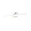 Meuble-lavabo 1 lumière Briden en chrome-776451044