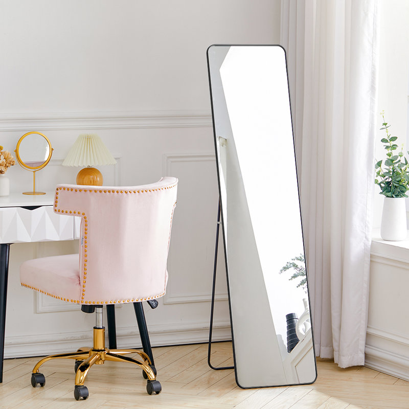 Metal Rectangle Floor Mirror