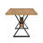 X-Shaped Legs Dining Table
