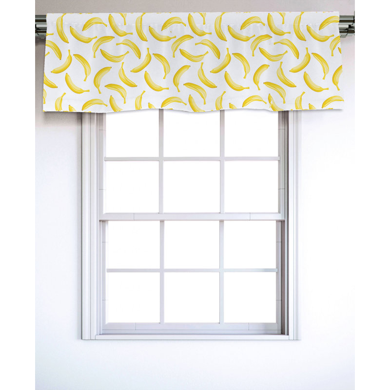 Sateen Ruffled Window Valance