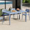 Table de salle à manger rectangulaire 59 po x 35,4 po