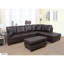 Ensemble de canapé modulaire 3 pièces Modern Canapé, méridienne en similicuir avec repose-pieds à gauche-950563071