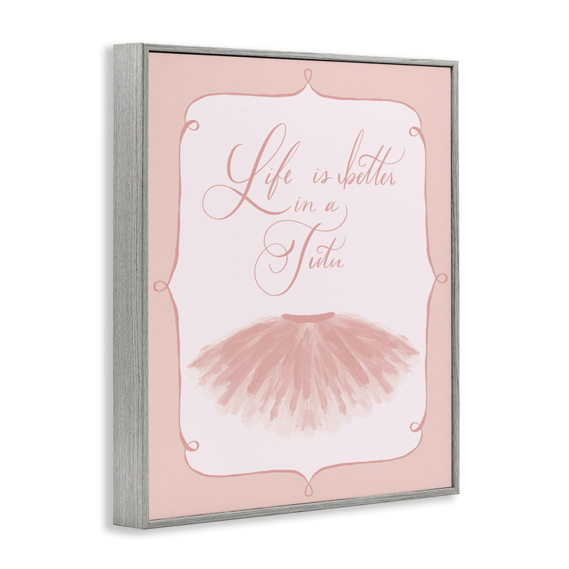 «Life's Better in Tutu», estampe numérique encadrée par Hey Bre! Creative Studio, Estampe numérique Farmhouse
