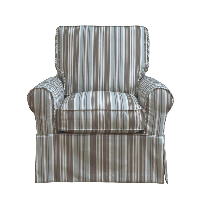 Fauteuil pivotant l 36 po Wesham, Brun / Gris