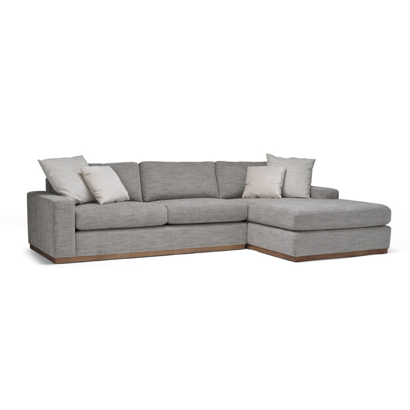 Canapé modulaire 2 pièces rembourré, Accoudoir à droite (vu de face)