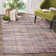 Fales Office Chair Collection Fabric/Metal Striped Rug