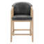 Tabouret de comptoir en similicuir Daina (ensemble de 2)-119742719