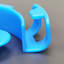 Adjustable Plastic Fish Tank Pipe Holder Fixed Clips,Pipe Link Fixing Frame, Blue Curved Pipe Clamp For Most Of The Soft Water Pipes In The Fish Tank