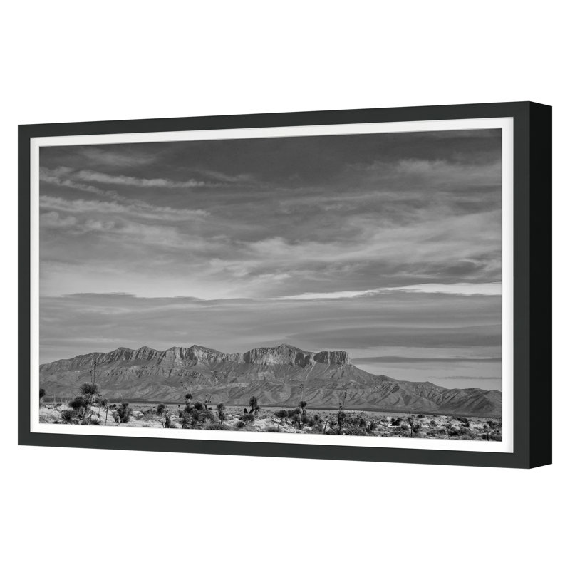 Mountain And The Desert Print by Cornell, Jean, Black Single Picture Framed, 20'' H x 30'' W