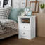 Devala 40cm W Manufactured Wood Bedside Table-91444104