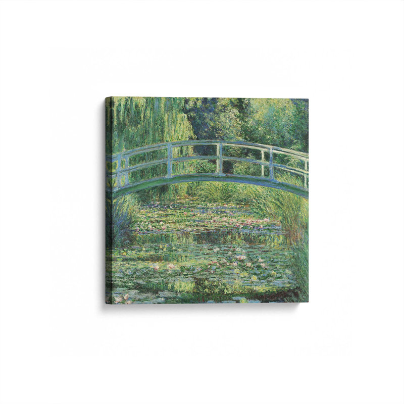 Garden Bridge Reflections, Toile tendue, Ne s’applique pas, H 12 po x l 12 po