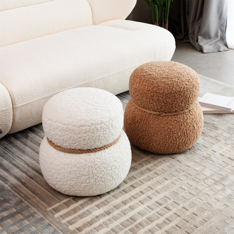 Tabouret blanc Wkj1y, Blanc