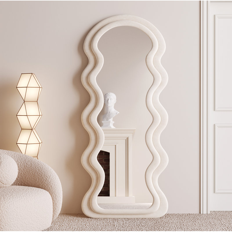 Ivy Bronx Wavy Mirror & Reviews | Wayfair