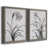 Toile avec cadre gris