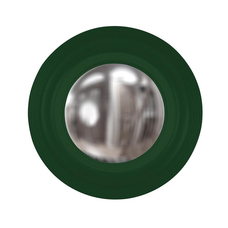 Round Mirror, Hunter Green