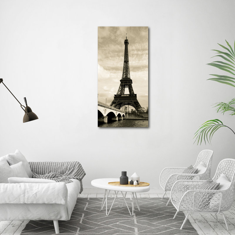 Eiffel Tower Paris - Wrapped Canvas Print