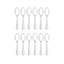 Ensemble de couverts en acier inoxydable 18/10 Mikasa Regent Bead 65 pièces pour 12 personnes