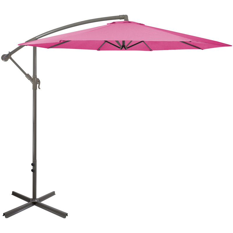 120'' Cantilever Umbrella, Pink