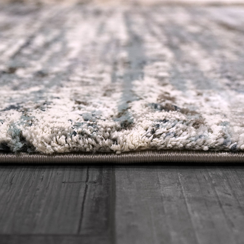 Abstract Indoor Rug, Rectangle 7'10" x 10'10"