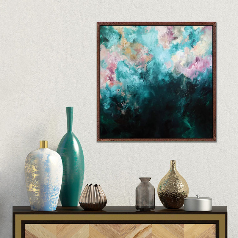 Fields Of Gold Square by Sana Jamlaney - Gallery-Wrapped Canvas Giclée on Canvas, 45.72 cm H x 45.72 cm W