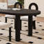 Ensemble de table de salle à manger ovale en bois massif de style français-104073282-104073286