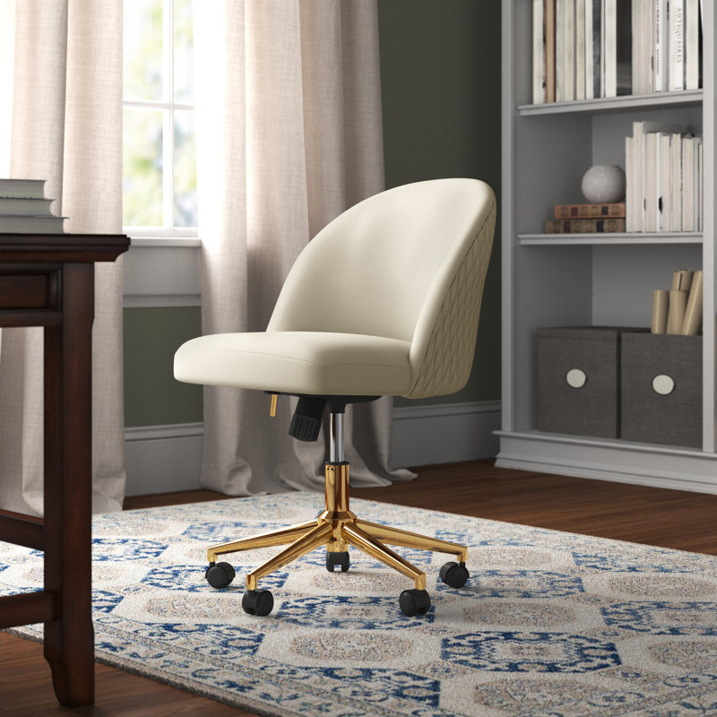 Sawyer Velvet Task Chair, Beige