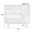 Wabi-sabi style sideboard cabinet locker