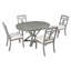 Ensemble de table de salle à manger extensible 5 pièces Trexm