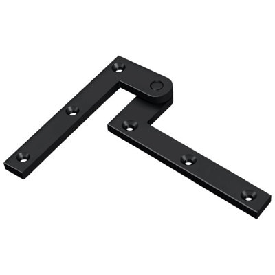 Charnière en peinture noire Deltana PH40U19 4-3 / 8 "x 5/8" x 1-7 / 8 "