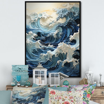 Jaione Ocean Fury Storm I, reproduction d'art sur toile