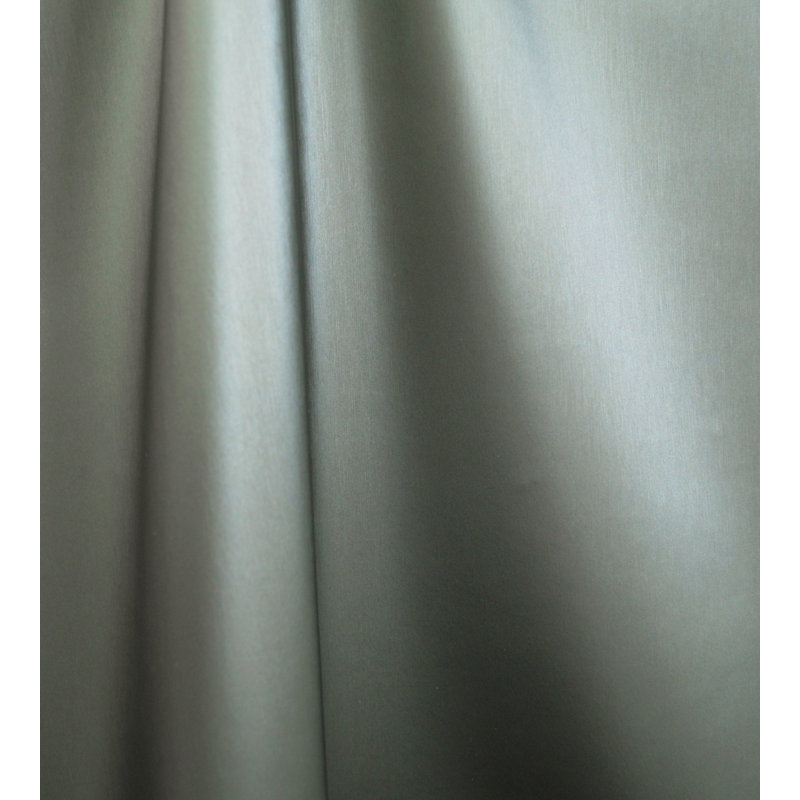 Tissu de mélange de coton satiné performant, Obsidienne