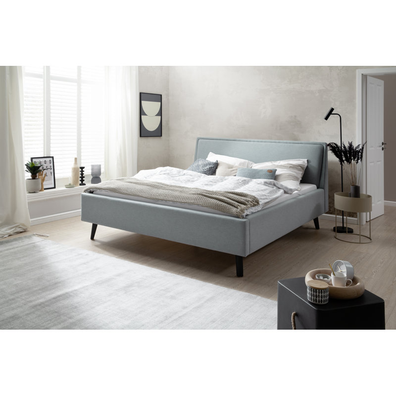 Breindel Upholstered EU Kingsize - 160 X 200 Cm Bed, 160 x 200 cm, Ice Blue