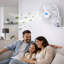 18" Oscillating Wall Fan with Timer