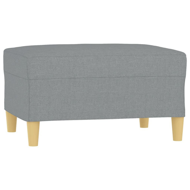 Congresbury Footstool Modern Footstool Ottoman Footrest for Living Room Fabric, Dark Gray 100% Polyester