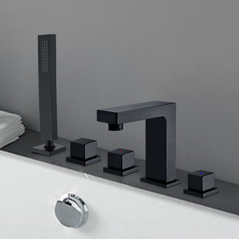 Deck Tub Spout with Diverter