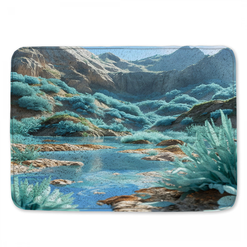 Tapis de bain Mountain River, L 34 po x L 21 po
